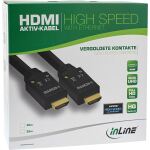 InLine HDMI Aktiv-Kabel, HDMI-High Speed mit Ethernet, 4K2K, ST/ST, 15m