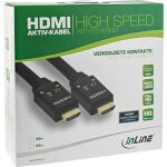 InLine HDMI Aktiv-Kabel, HDMI-High Speed mit Ethernet, 4K2K, ST/ST, 20m