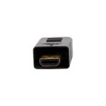 InLine HDMI Superslim Kabel A an D, HS mit Eth., Premium, schwarz / gold, 0,3m