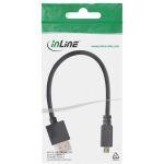 InLine HDMI Superslim Kabel A an D, HS mit Eth., Premium, schwarz / gold, 0,5m