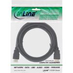 InLine HDMI-High Speed Kabel mit Ethernet, Premium, 4K2K, ST/ST, schwarz, 0,5m