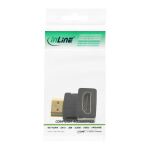 InLine HDMI Adapter, Stecker/Buchse, gewinkelt unten, vergoldete Kontakte, 4K2K