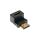 InLine HDMI Adapter, Stecker/Buchse, gewinkelt unten, vergoldete Kontakte, 4K2K