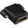 InLine HDMI Adapter zum Einbau mit Gewinde, A Buchse/Buchse,vergoldete Kontakte