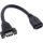 InLine HDMI Adapterkabel zum Einbau, HDMI A Buchse/Buchse, vergoldete Kontakte