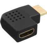 InLine HDMI Adapter, Stecker / Buchse, seitlich links gewinkelt, 4K2K