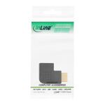 InLine HDMI Adapter, Stecker / Buchse, seitlich links gewinkelt, 4K2K