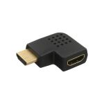 InLine HDMI Adapter, Stecker / Buchse, seitlich rechts gewinkelt, 4K2K