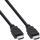InLine HDMI Kabel, HDMI-High Speed, Stecker / Stecker, schwarz, 7,5m