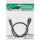 InLine HDMI Kabel, HDMI-High Speed, ST / ST, verg. Kontakte, schwarz, 1,5m