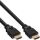 InLine HDMI Kabel, HDMI-High Speed, ST / ST, verg. Kontakte, schwarz, 20m