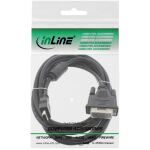 InLine HDMI-DVI Adapterkabel, 19pol Stecker auf 18+1 Stecker, mit Ferrit, 1,8m