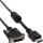 InLine HDMI-DVI Adapterkabel, 19pol Stecker auf 18+1 Stecker, mit Ferrit, 5m