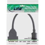 InLine HDMI-DVI Adapterkabel, HDMI Stecker auf DVI Buchse, 0,2m