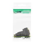 InLine HDMI-DVI Adapter, 19pol Stecker auf 24+1 Buchse, mit 180° Winkel