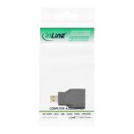 InLine HDMI Adapter, Mini HDMI C Buchse auf Micro HDMI D Stecker, 4K2K