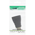 InLine HDMI Adapter, HDMI A Buchse auf Mini HDMI C Stecker, 4K/60Hz kompatibel