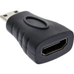 InLine HDMI Adapter, HDMI A Buchse auf Mini HDMI C Stecker, 4K/60Hz kompatibel