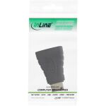 InLine HDMI Adapter, HDMI A Buchse auf Mini HDMI C Stecker, 4K/60Hz kompatibel