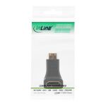 InLine HDMI Adapter, HDMI A Buchse auf Mini HDMI C Stecker, gewinkelt, 4K2K