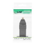 InLine HDMI Adapter, HDMI A Buchse auf Micro HDMI D Stecker, flexibel, 4K2K