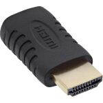InLine HDMI Adapter, HDMI A Stecker auf Mini HDMI C Buchse, 4K2K