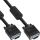 InLine S-VGA Kabel, 15pol HD Stecker / Stecker, schwarz, 1m