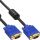 InLine S-VGA Kabel Premium, 15pol HD Stecker / Stecker, schwarz, 15m