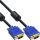 InLine S-VGA Kabel, 15pol HD Stecker / Stecker, schwarz, 2m