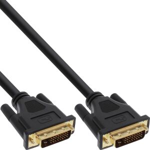 InLine DVI-D Anschlusskabel Premium, digital 24+1 ST / ST, Dual Link, 5m