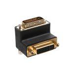 InLine DVI-I Adapter, 90° gewinkelt, digital+analog 24+5 Stecker / Buchse