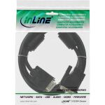 InLine DVI-A Kabel, analog 12+5 Stecker auf 15pol HD Stecker VGA, 3m