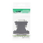 InLine DVI-A Adapter, analog, 24+5 Buchse auf VGA Stecker, schwarz