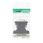 InLine DVI-A Adapter, analog, 24+5 Buchse auf VGA Stecker, schwarz