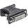 InLine DVI-A Adapter, analog, 24+5 Buchse auf VGA Stecker, schwarz