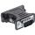 InLine DVI-A Adapter, analog, 24+5 Buchse auf VGA Stecker, schwarz
