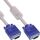 InLine S-VGA Kabel, 15pol HD Stecker / Stecker, grau, 0,3m