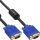 InLine S-VGA Kabel Premium, 15pol HD Stecker / Stecker, schwarz, 0,5m