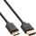 InLine Slim Ultra High Speed HDMI Kabel, 8K4K, A St. / C St. (Mini), 1m