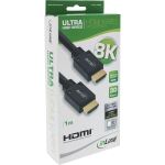 InLine HDMI Kabel, Ultra High Speed HDMI Kabel, 8K4K, Stecker / Stecker, 1m