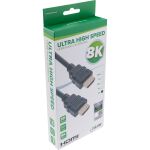 InLine Zertifiziertes HDMI Kabel, Ultra High Speed HDMI, 8K4K, 2m