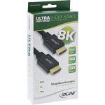 InLine HDMI Kabel, Ultra High Speed HDMI Kabel, 8K4K, Stecker / Stecker, 3m