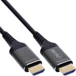 InLine HDMI AOC Kabel, Ultra High Speed HDMI Kabel, 8K, Aluminium, 10m