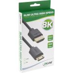 InLine Slim Ultra High Speed HDMI Kabel, 8K4K, A St. / C St. (Mini), 1,5m