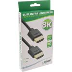 InLine Slim Ultra High Speed HDMI Kabel, 8K4K, Stecker / Stecker, 1,5m