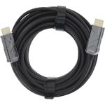 InLine HDMI AOC Kabel, Ultra High Speed HDMI, 8K4K, schwarz, 15 m