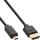 InLine Slim Ultra High Speed HDMI Kabel, 8K4K, A St. / D St. (Micro), 0,3m