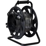 InLine HDMI Kabeltrommel, AOC HDMI 2.1 Kabel, 8K/60Hz, armiert, schwarz, 50m