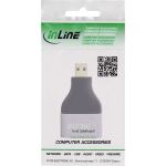 InLine HDMI Adapter, HDMI A Buchse / Micro HDMI D Stecker, 8K UHD