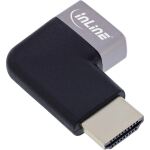 InLine HDMI Adapter, HDMI A Stecker / Buchse, 90° links, 8K UHD